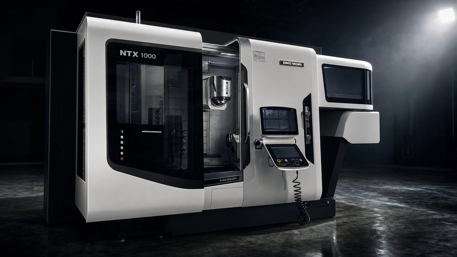 DMG MORI NTX 1000 multi-tasking turn-mill machine